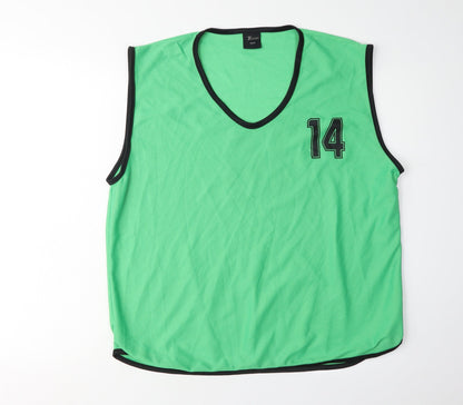 Precision Unisex Green Tank for Running & Gym - Size M