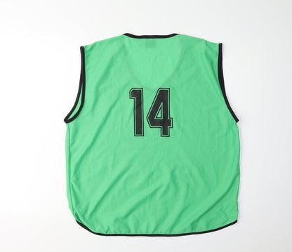 Precision Unisex Green Tank for Running & Gym - Size M