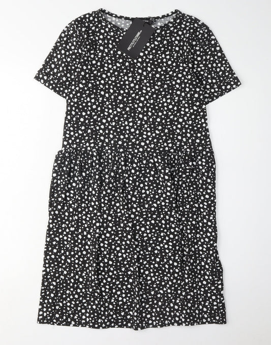 PrettyLittleThing Women's Black Dress Size 12