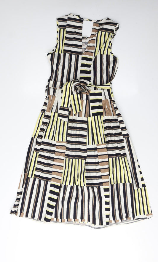 Dorothy Perkins Women's Multicoloured Striped Dress, Size 10