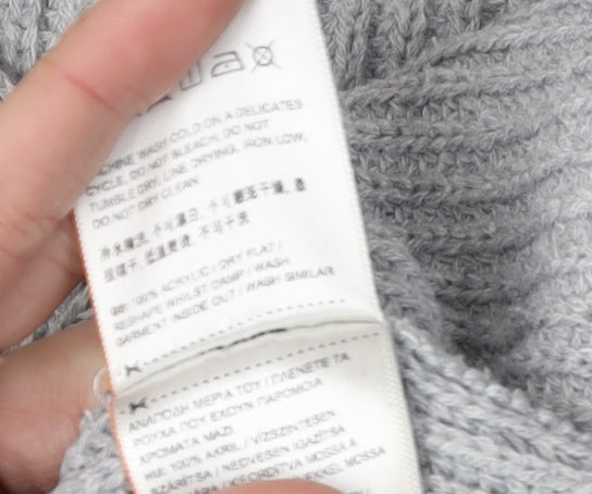 Womens UK Size 10 Superdry Grey Pullover Jumper