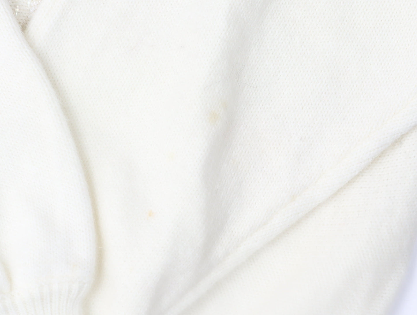 Womens UK Size L Poppy Ivory Pullover Jumper