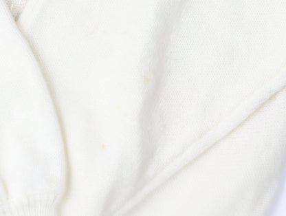 Womens UK Size L Poppy Ivory Pullover Jumper