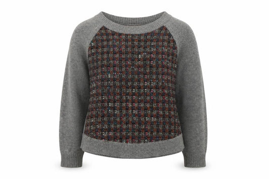 Womens UK Size S Jigsaw Grey Pullover Jumper