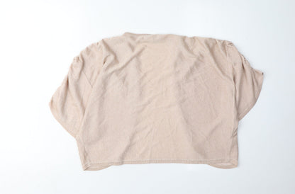 Womens UK Size XL Monsoon Beige Shrug Jumper