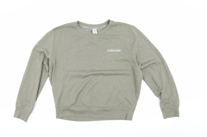 Calvin Klein Men's Green Pyjama Top M Long Sleeve