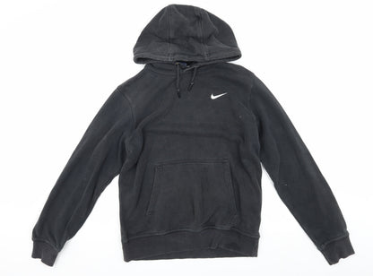 Mens UK Size M Nike Black Pullover Hoodie