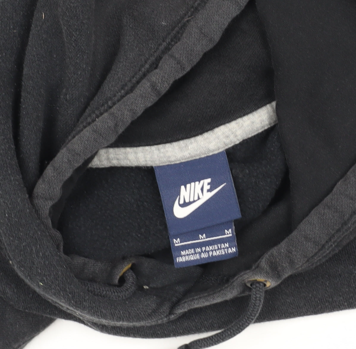 Mens UK Size M Nike Black Pullover Hoodie