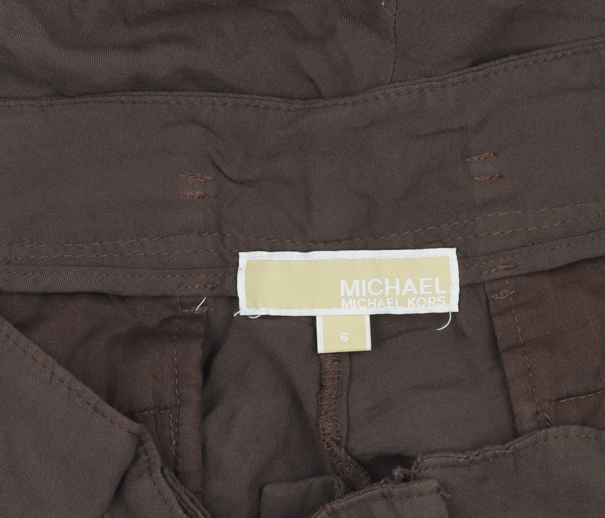 Michael Kors Women's Brown Cargo Shorts Size 6