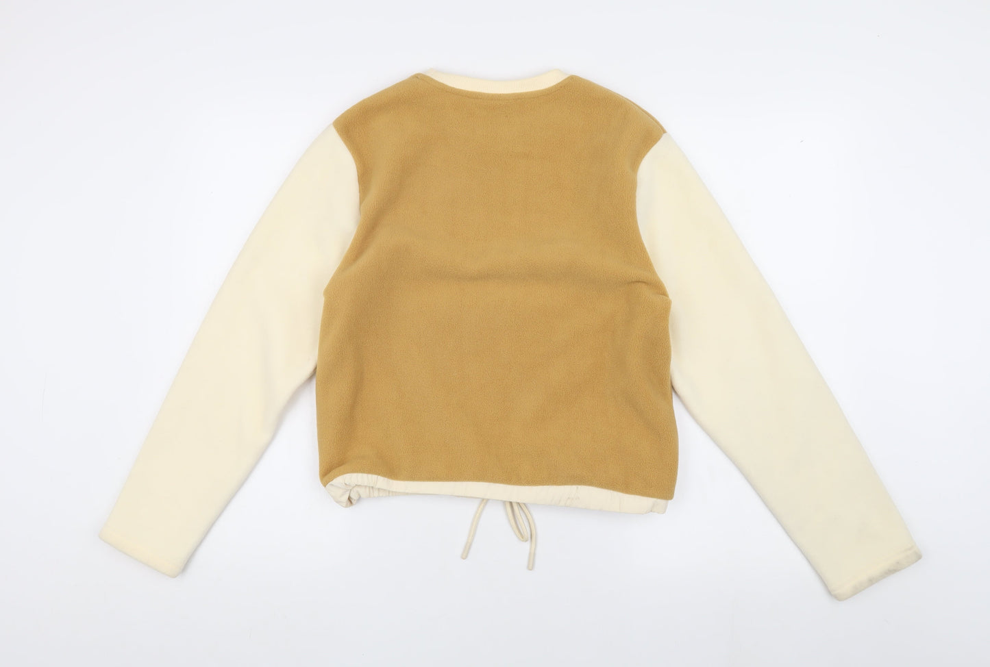 Fila Women's Beige XS Pullover Logo Sweatshirt