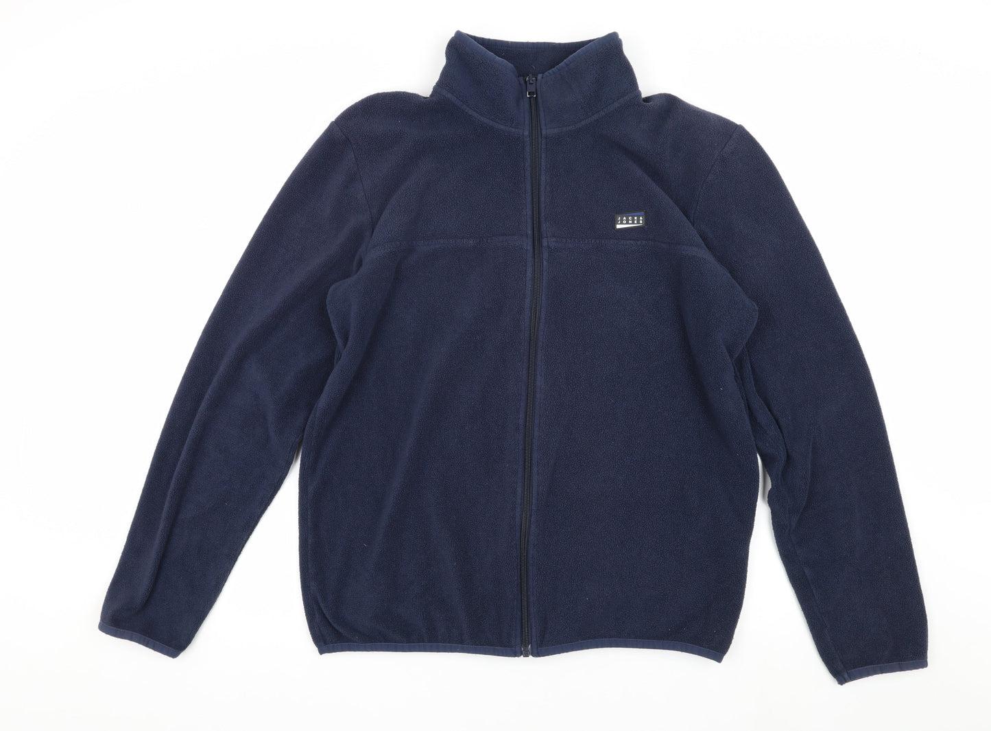 Mens UK Size L JACK & JONES Blue Basic Jacket