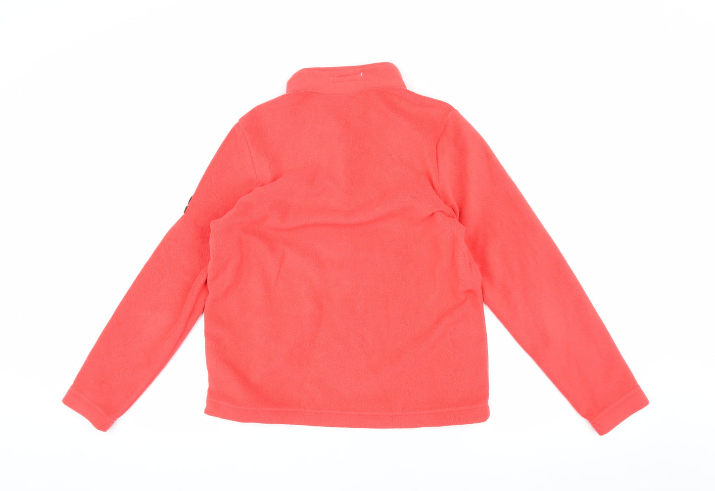 TOG24 Girls Red 1/4 Zip Fleece Sweatshirt Size 24