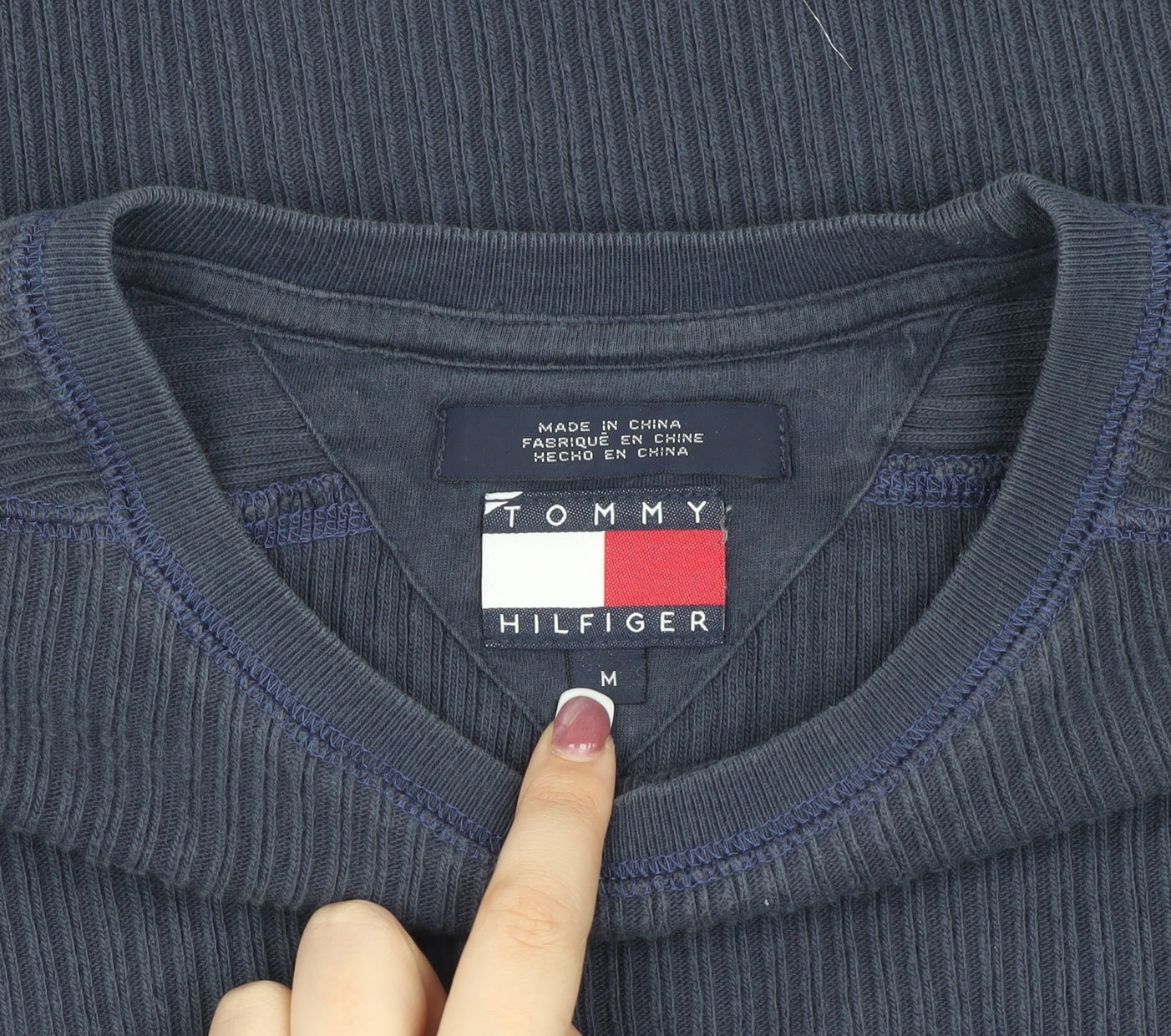 Tommy Hilfiger Men's Blue M Pullover Jumper