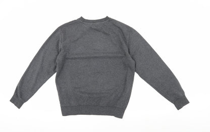 Le Coq Sportif Grey Men's Sweatshirt, Size S, Logo Accent