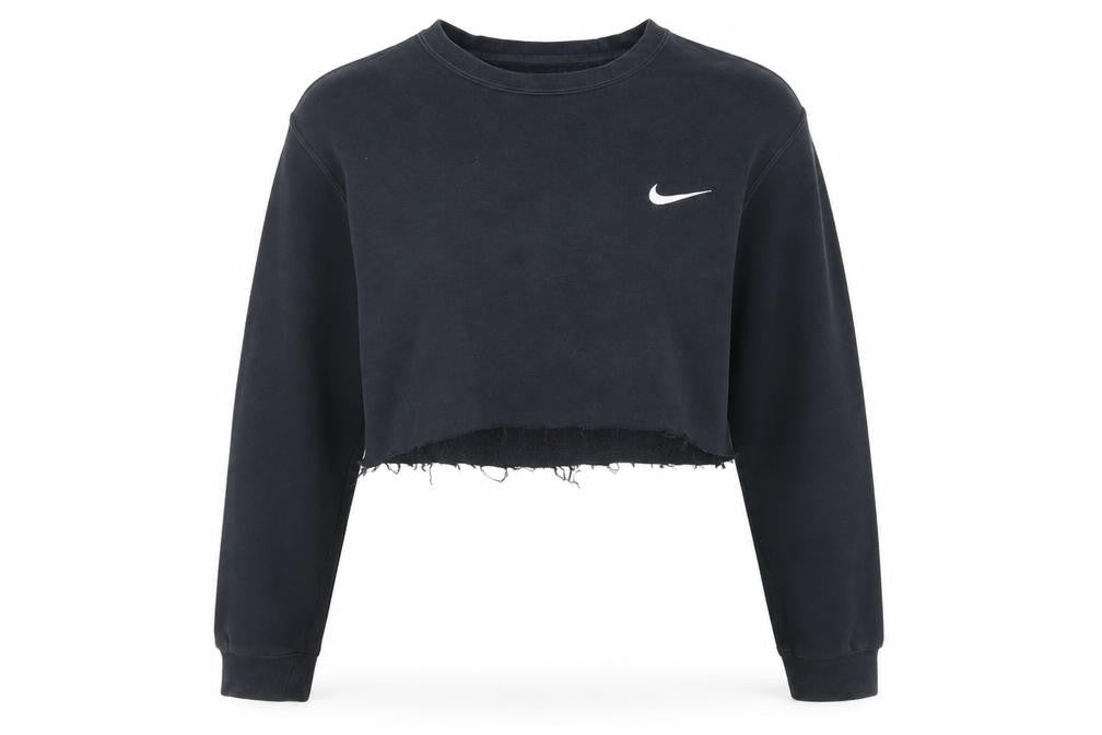 Womens UK Size S Nike Black Crew Neck Sweatshirt