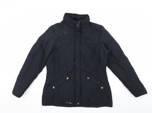 Unisex Adults UK Size M Trespass Black Quilted Coat