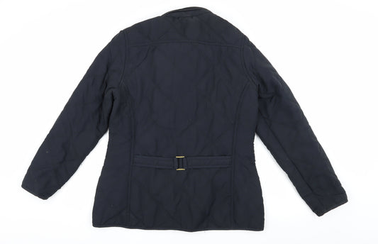 Unisex Adults UK Size M Trespass Black Quilted Coat