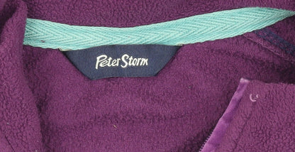 Peter Storm Women's Purple Fleece Sweatshirt Size 16
