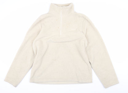 Mens UK Size M Craghoppers Ivory 1/4 Zip Sweatshirt