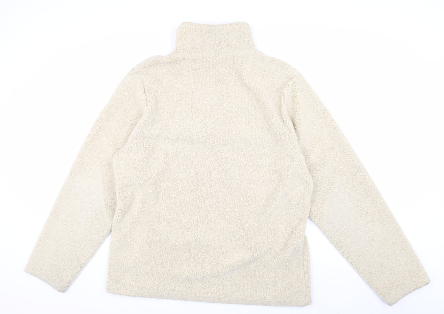 Mens UK Size M Craghoppers Ivory 1/4 Zip Sweatshirt