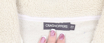 Mens UK Size M Craghoppers Ivory 1/4 Zip Sweatshirt