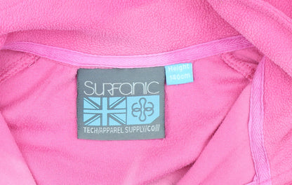 Surfanic Girls Pink Fleece Top 10-11 Years