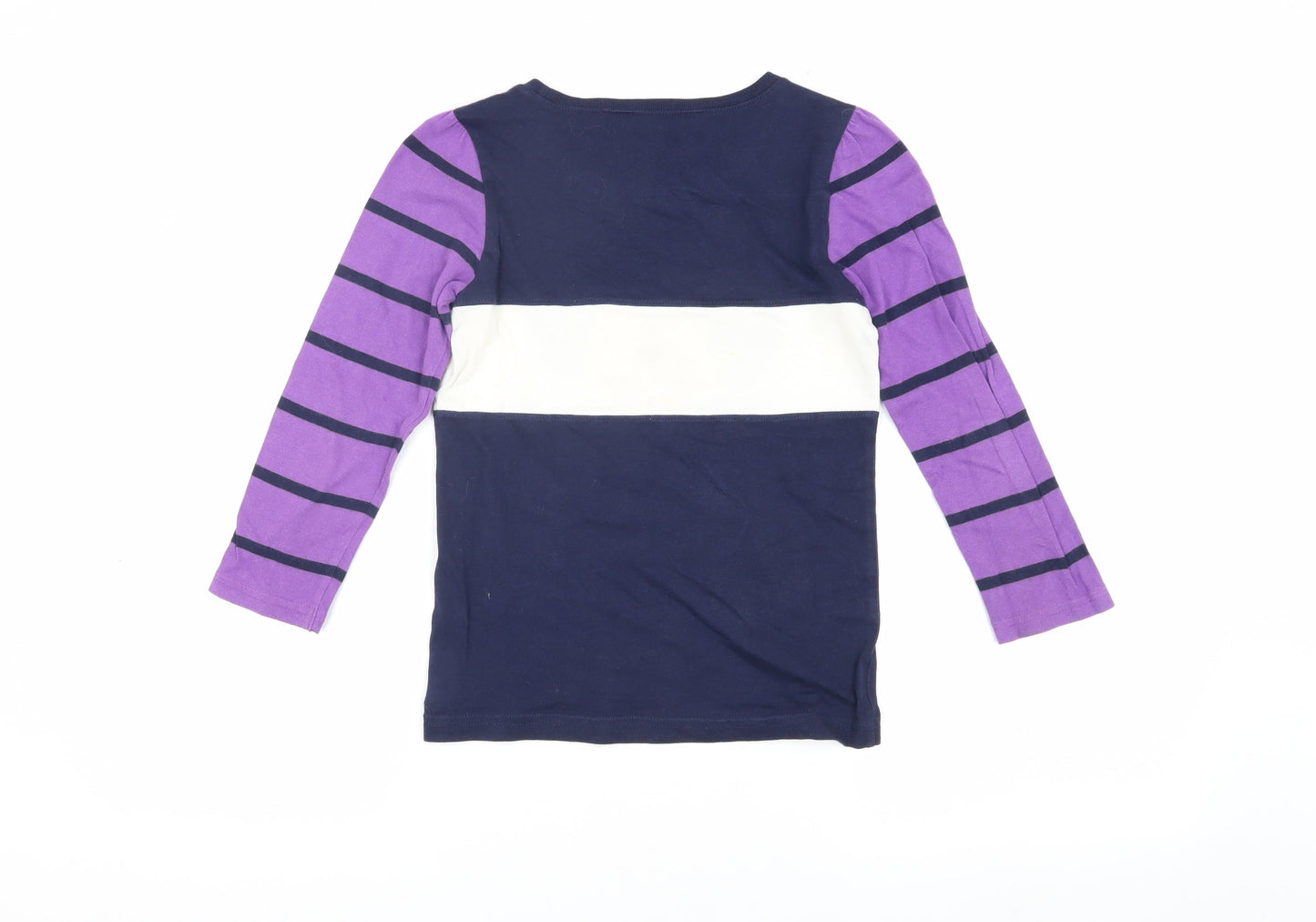 Womens UK Size 6 Ralph Lauren Blue Jersey T-Shirt