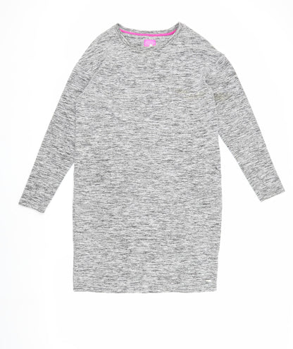 Joules Women's Grey Long Sleeve Jersey Dress