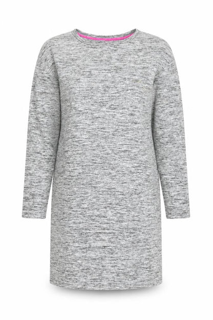 Joules Women's Grey Long Sleeve Jersey Dress