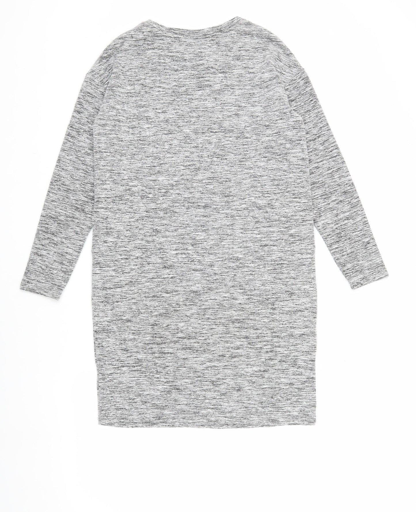 Joules Women's Grey Long Sleeve Jersey Dress