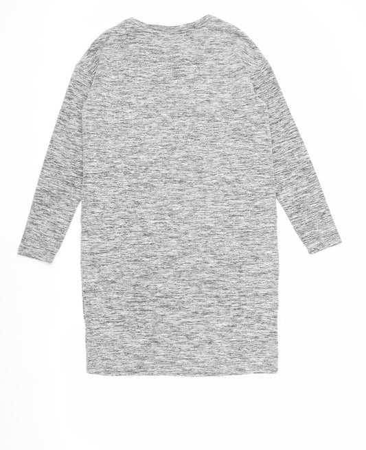 Joules Women's Grey Long Sleeve Jersey Dress