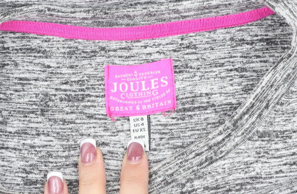 Joules Women's Grey Long Sleeve Jersey Dress