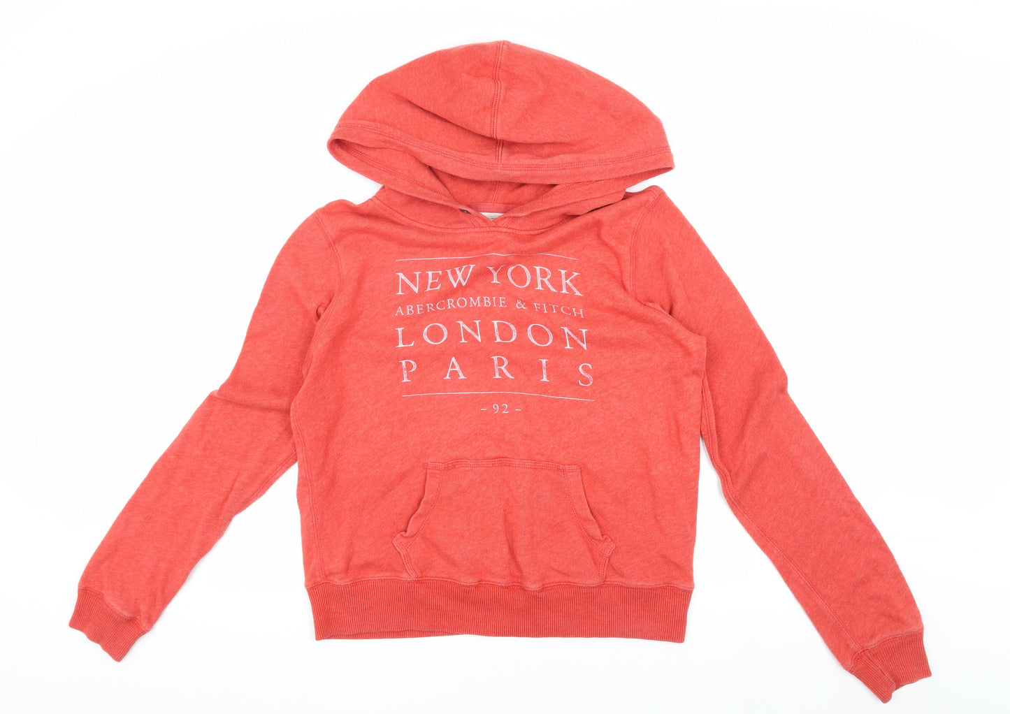 Abercrombie & Fitch Men's Red Hoodie L Pullover