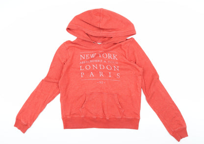 Abercrombie & Fitch Men's Red Hoodie L Pullover