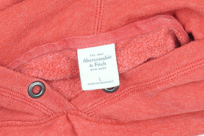 Abercrombie & Fitch Men's Red Hoodie L Pullover