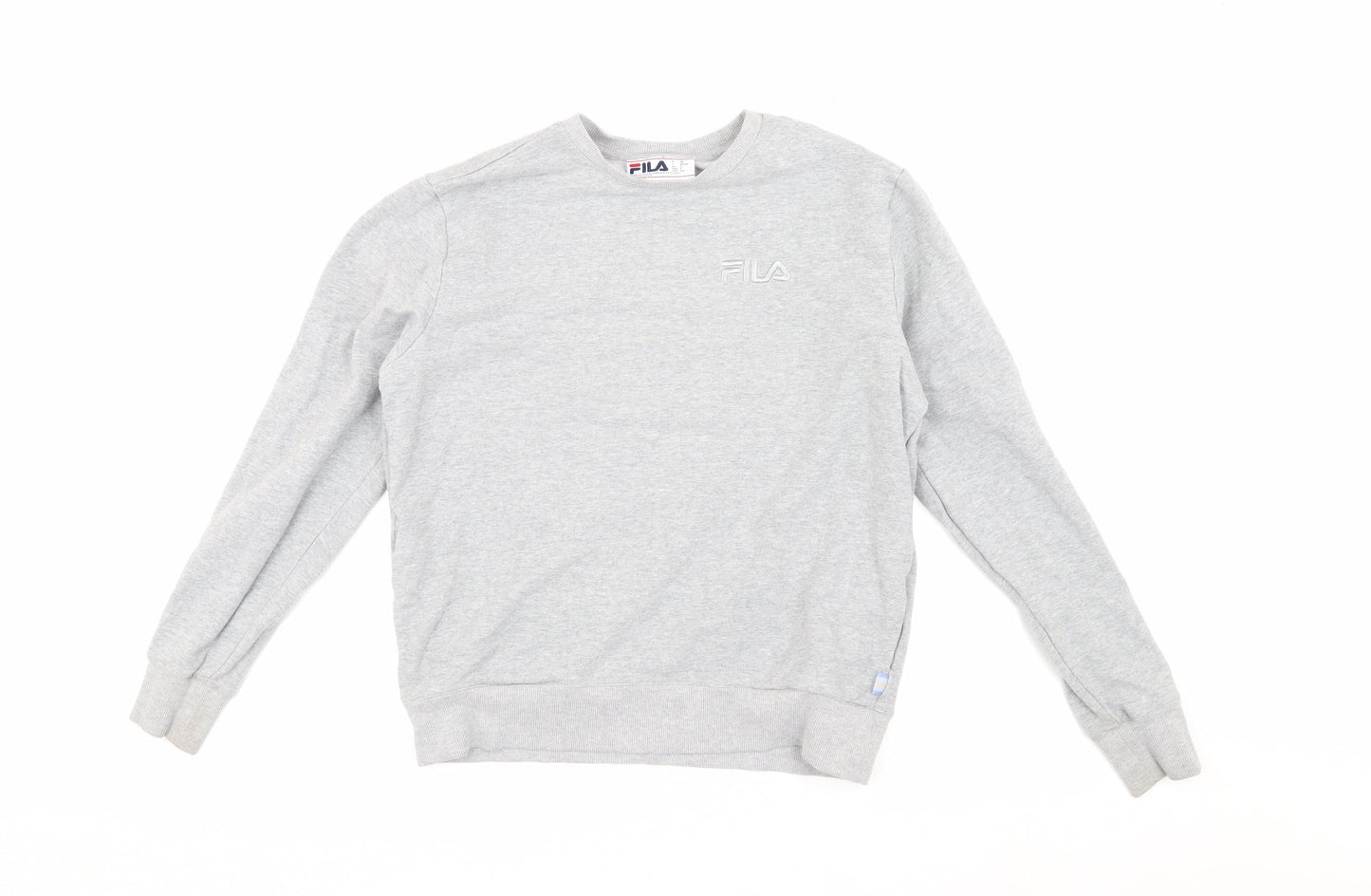 Fila Women's Grey Sweatshirt, Size S, Casual Pullover