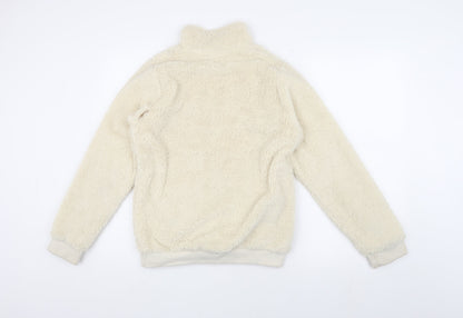 Mountain Warehouse Girls Ivory Fleece Sweatshirt, 14 Years