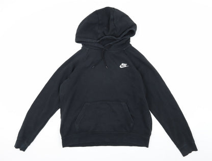 Mens UK Size M Nike Black Pullover Hoodie