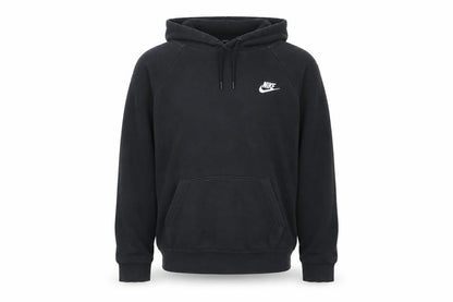 Mens UK Size M Nike Black Pullover Hoodie