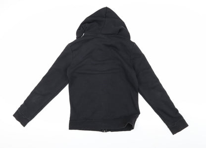 Adidas Men's Black Hooded Jacket, Size S, Casual Style