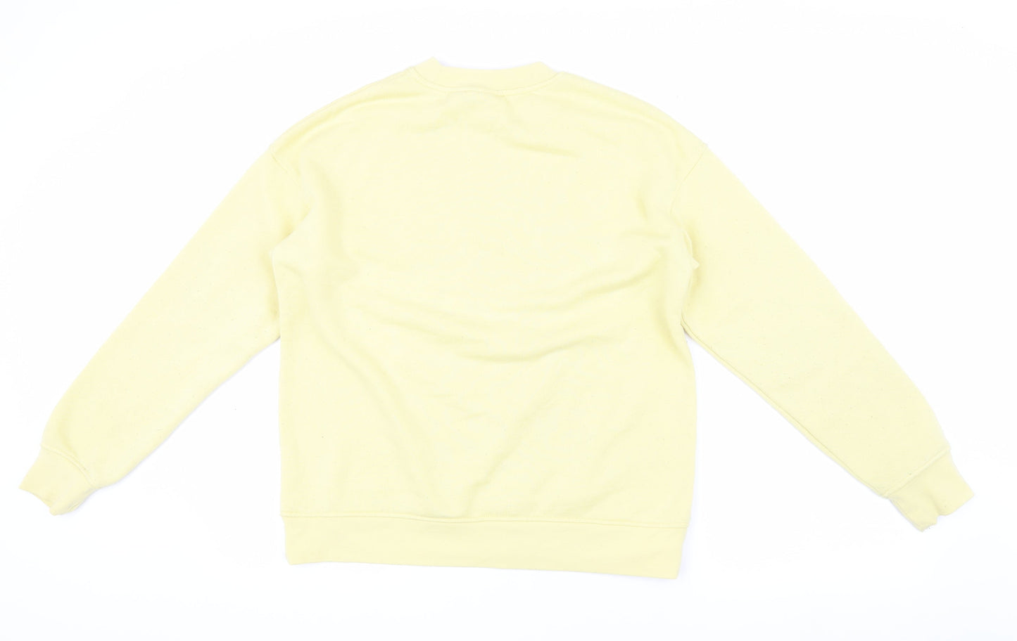 Unisex Adults UK Size XS Looney Tunes Yellow Pullover Sweatshirt