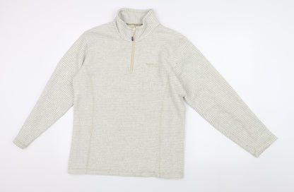 Regatta Women's Ivory Striped Pullover Sweatshirt 14