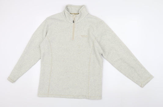 Regatta Women's Ivory Striped Pullover Sweatshirt 14
