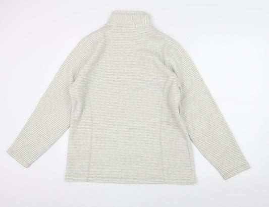 Regatta Women's Ivory Striped Pullover Sweatshirt 14