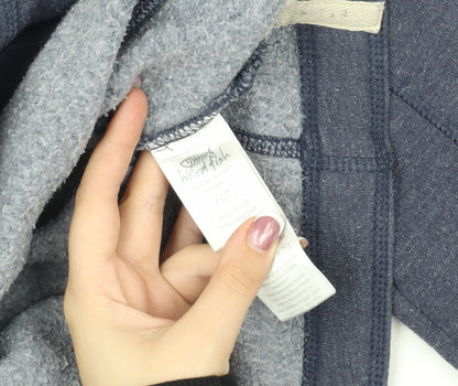 Weird Fish Men's Blue 1/4 Zip Sweatshirt S