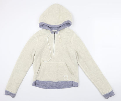 Abercrombie & Fitch Women's Ivory Pullover Hoodie Size S
