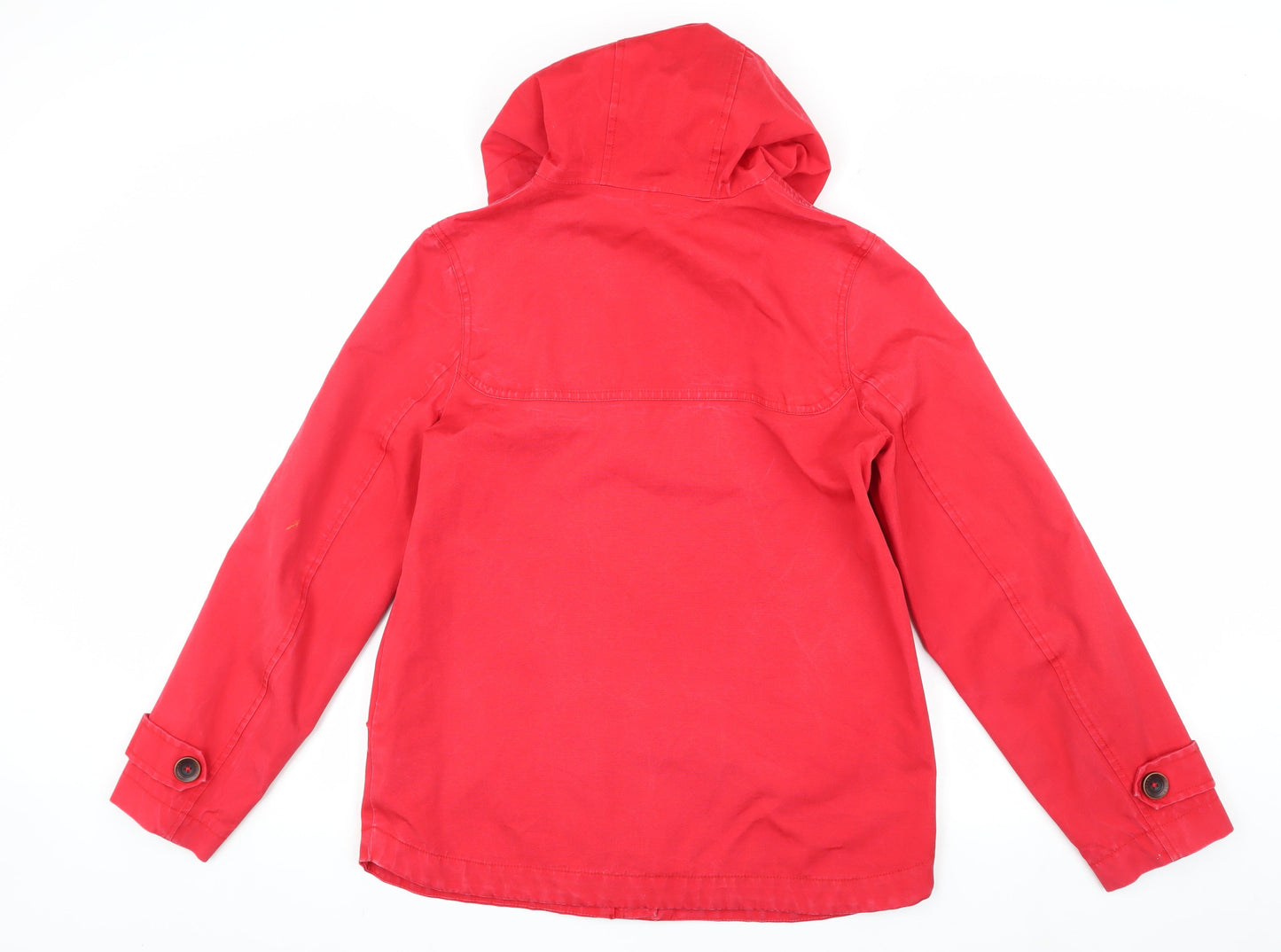 Womens UK Size 8 Joules Red Rain Coat