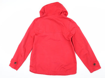 Womens UK Size 8 Joules Red Rain Coat