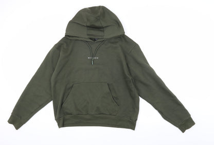 Mens UK Size S McKenzie Green Pullover Hoodie