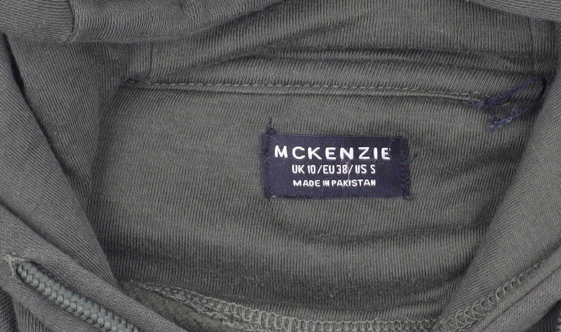 Mens UK Size S McKenzie Green Pullover Hoodie